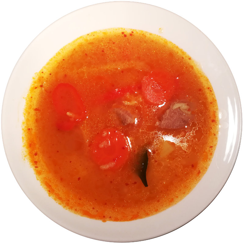 rice soup Суп рисовый